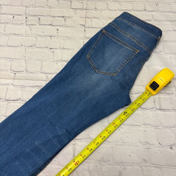 Anthropologie Pilcro & The Letterpress High Rise Flare Jeans 27 Denim D040 -5 - Picture 7 of 16